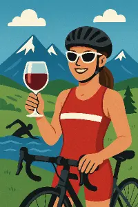 Mám ráda hory, víno a triatlon