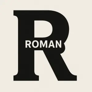 PÍSMENO R, VE KTERÉM BUDE UPROSTŘED NÁPIS JMÉNO ROMAN