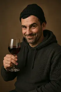 Spolupachatel a sklenička vina