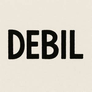 Nápis debil