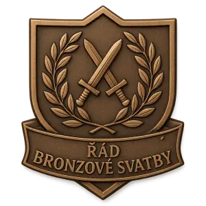 Znak special forces- pouze ten znak Text: Řád bronzové svatby