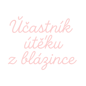 Bude tam napsáno Účastík útěku z blázince bez obrázku jen text a bez pozadí napsáno světle růžovým psacím písmem