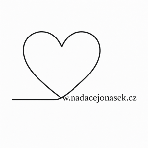 Srdce linka, do linky zakomponovat www.nadacejonasek.cz elegantně