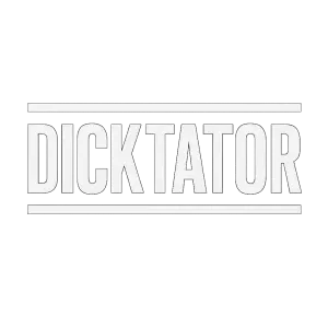 Just text with "DICKTATOR" FOR T SHIRT