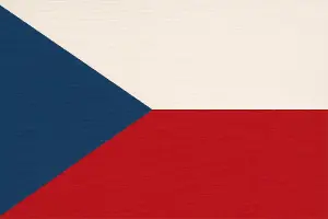 jednoduchá Česká vlajka