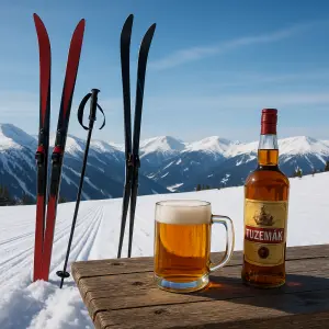 Běžky, lyže, hory, pivo, rum. Vezmi všechny slova pro inspiraci
