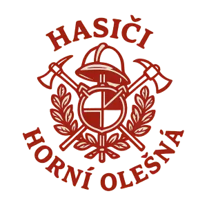 Logo hasiči Horní Olešná červené