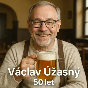 MužVáclav Úžasný50 letDědečekPivo