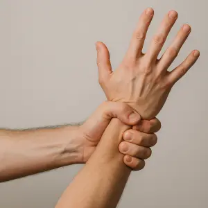 vytvor prosim pouze dve ruce vedle sebe jako kdyz nekoho skrti