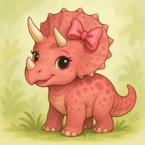 triceratops v dívčím provedení