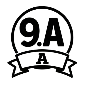 vytvoř logo 9. A
