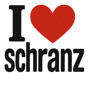 Nápis I ❤️ schranz