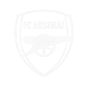 Bílé logo FC Arsenal