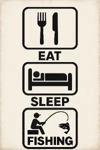 eat sleep fishing