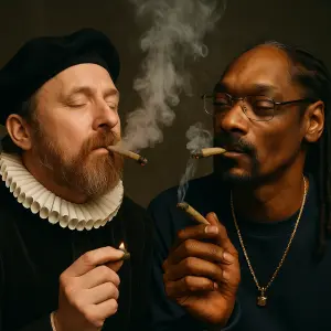 jan kampanus vodňaský a snoop dog kouří trávu