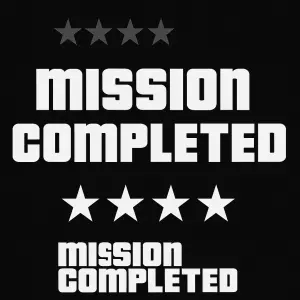 Dej tam text mission completed jako z GTA IV A ještě ty 4 hvězdičky z GTA IV