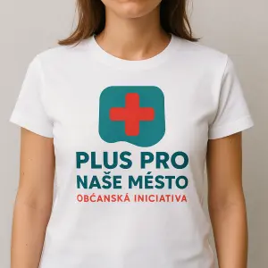 Vytvoř moderní a svěží návrh politického trička pro občanskou iniciativu „Plus pro naše město“ v českém prostředí. Styl
