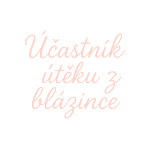 Bude tam napsáno Účastík útěku z blázince bez obrázku jen text a bez pozadí napsáno světle růžovým psacím písmem