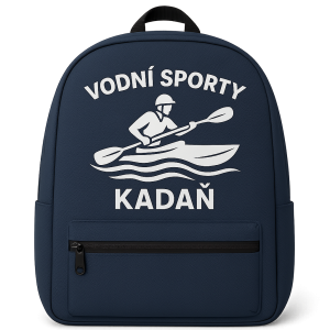 chci vložit logo vodních sportu kadan upravit a vložit na pozadí batohu