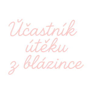 Bude tam napsáno Účastík útěku z blázince bez obrázku jen text a bez pozadí napsáno světle růžovým psacím písmem