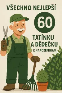 60 v kruhu a přání k narozeninám pro tatínka a dědečka údržba zeleně