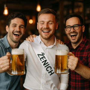 rozlučka se svobodou pivo ženich