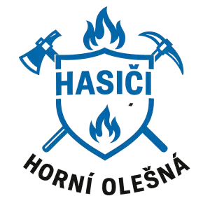 Logo hasiči Horní Olešná modro černé