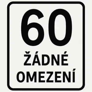 60 žádné omezení