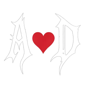 Teď chci napis A D❤️ a zkus to nějakym metalovym fontem a bude to mít bilou barvu a pozadí průhledný