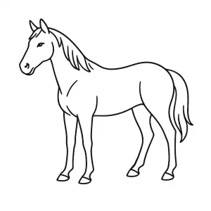 horse easy line