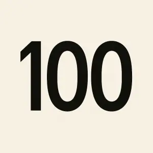 zajímavý, ale jednoduché číslice 100