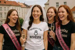 rozlucka se svobodou, nevesty tym
