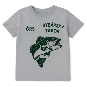 Potřebuji trička na dětský rybársky tabor chci tam ligo mensi na prso crs do zadu rybarsky tabor a rybu