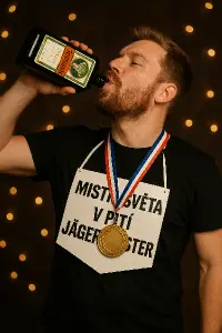 Mistr světa v pití jagermeister