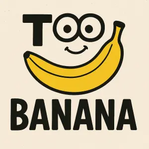 nápis "top banana" mezi slova vložit nakreslený banánpísmena O a P ve slově TOP mohou být jako oči Mimoně