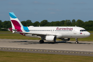 Eurowings letadlo s registrací 9H-EUO