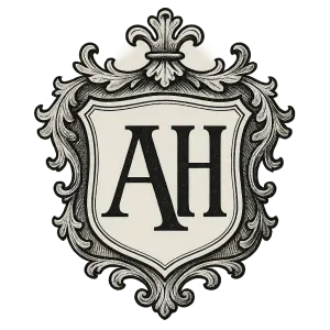 monogram AH erbovní