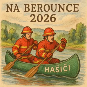 Hasiči na Berounce 2026, na kanoe, kraslene