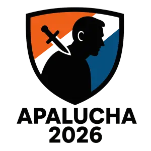 Vytvoř logo zrádců televize prima a dopln ho o text Apalucha 2026