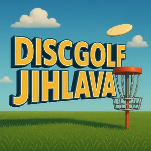 Vytvor mi napis pekny 3d sportovni napis : Discgolf Jihlava