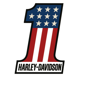 Udelej cislo jedna a uvnitr vypln americkou vlajkou stejne jako to ma design harley davidson i s tim napisem ve spod
