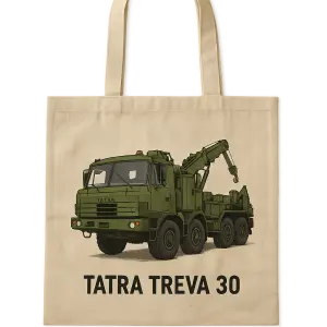 Armádní vozidlo Tatra Treva 30 potisk na tašku