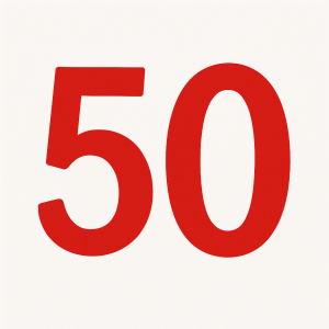 prosím číslo 50 červeně, výrazně