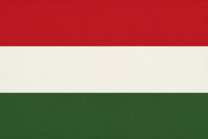 Chci, aby v horný části byl červený pruh a v dolní časti pruh zelený. Všechny pruhy ať jsou stejně velké. Vlajka Maďarsk