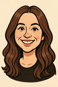 Chci, aby se žena usmívala a měla pěšinku vlasů v prostřed. Delší vlasy a karikatura