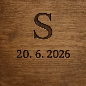 Gravírování s iniciály S 20. 6. 2026