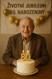 Životní jubileum 80. narozeniny dědeček