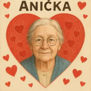 Anička srdce kolem starší verzi