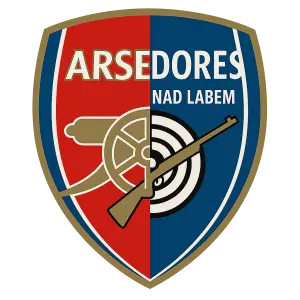 Potrbuju aby to byl znak napůl Arsenal a na půl Tiradores Ústí nad Labem