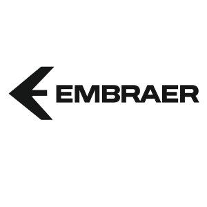 logo embraer a k tomu i napis embraer